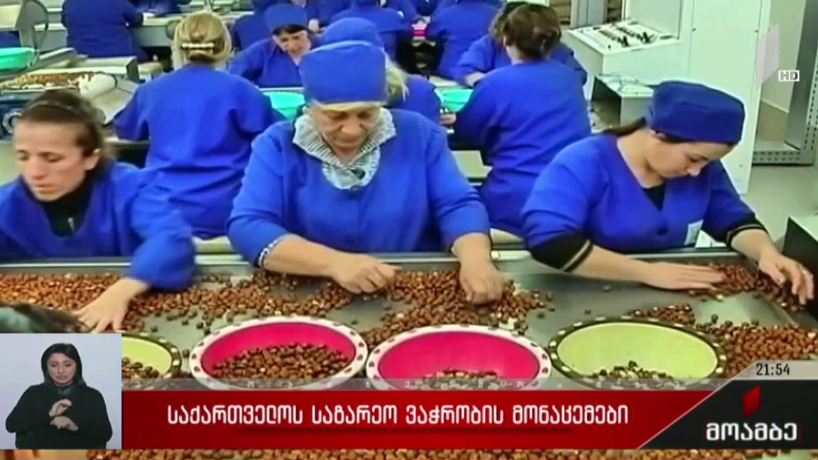საქართველოს საგარეო ვაჭრობის მონაცემები