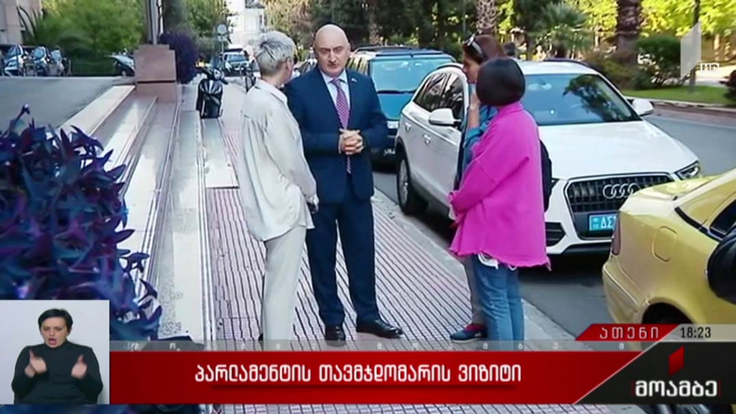 პარლამენტის თავმჯდომარის ვიზიტი   