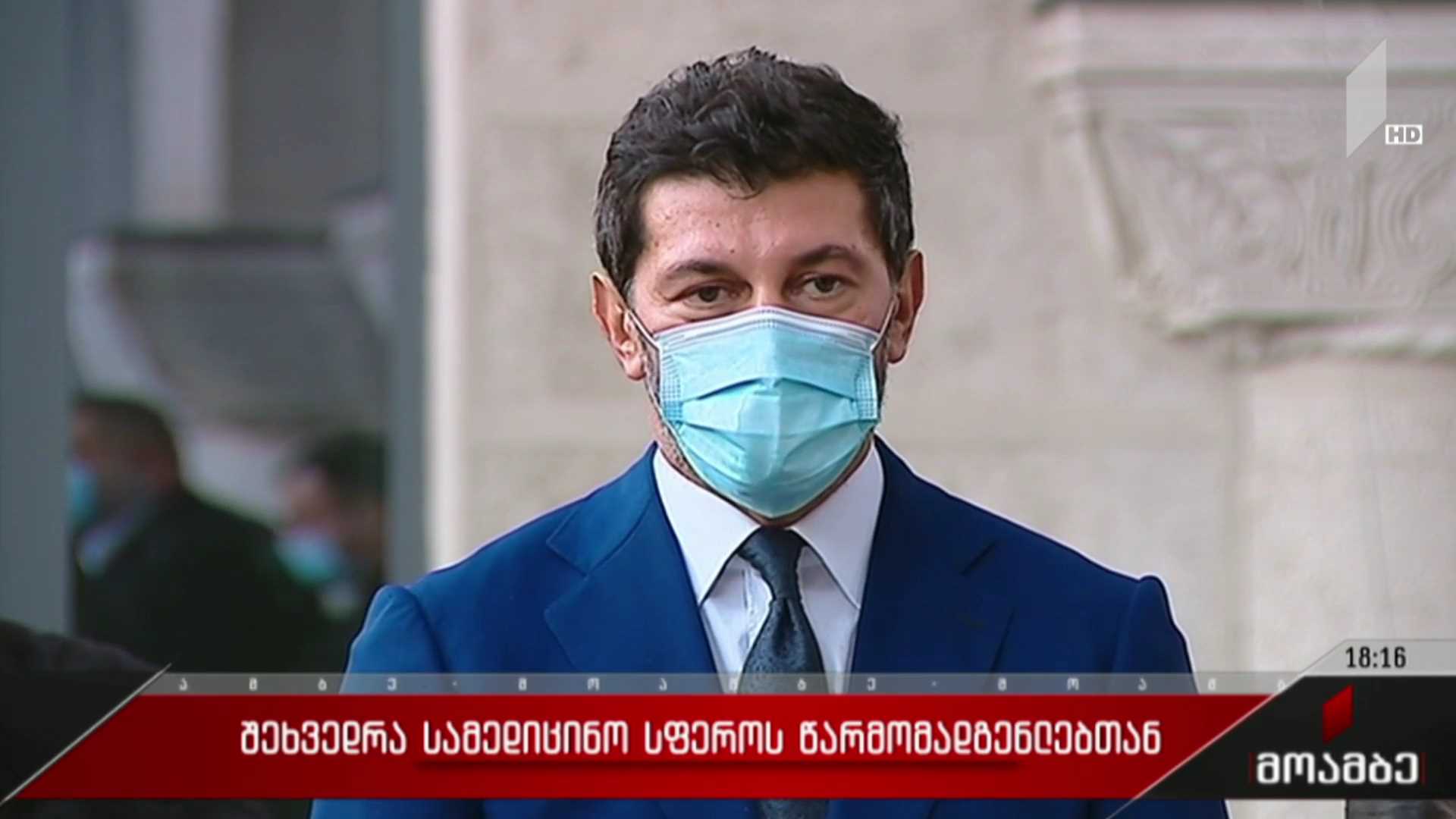 შეხვედრა სამედიცინო სფეროს წარმომადგენლებთან