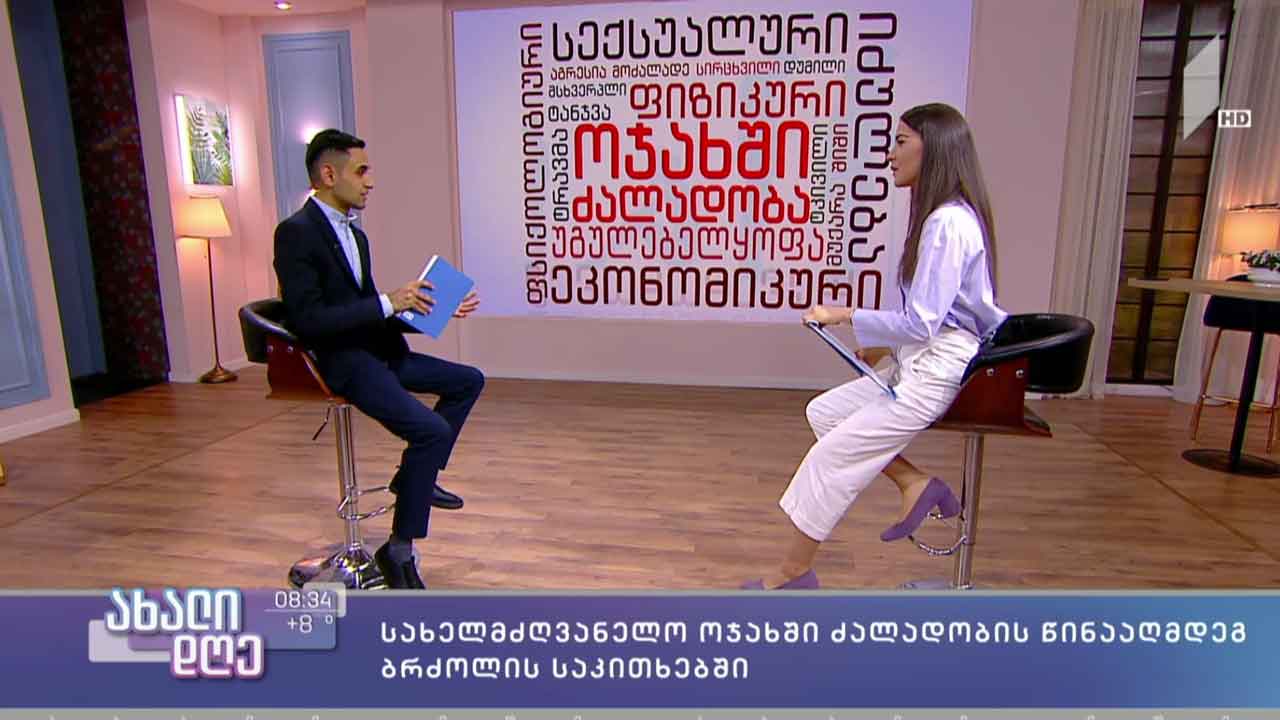 სახელმძღვანელო ოჯახში ძალადობის წინააღმდეგ ბრძოლის საკითხებში - ანო თაკალანძის რუბრიკა