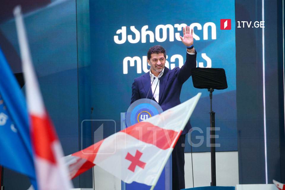 „ქართული ოცნების“ შემაჯამებელი აქცია დასრულდა 