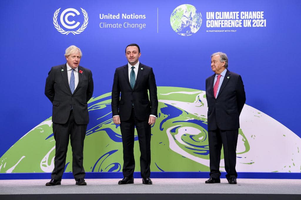 ბრიტანეთის საელჩო - მოხარული ვართ, რომ პრემიერი ღარიბაშვილი ესწრება გაერო-ს კლიმატის ცვლილების კონფერენციას #COP26, რომელიც გლაზგოში, ტარდება