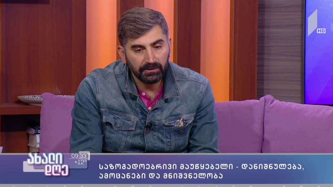 1TVPLAY - საზოგადოებრივი მაუწყებელი - დანიშნულება, ამოცანები და მნიშვნელობა თემუკა მოსულიშვილის რუბრიკაში