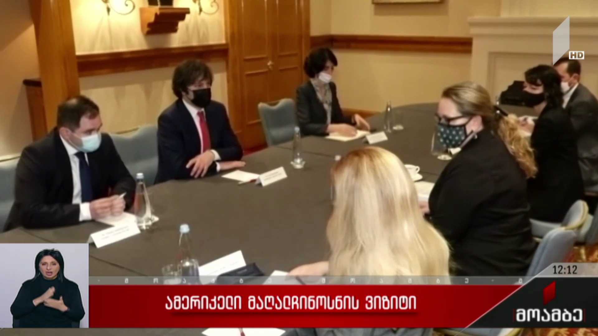ამერიკელი მაღალჩინოსნის ვიზიტი