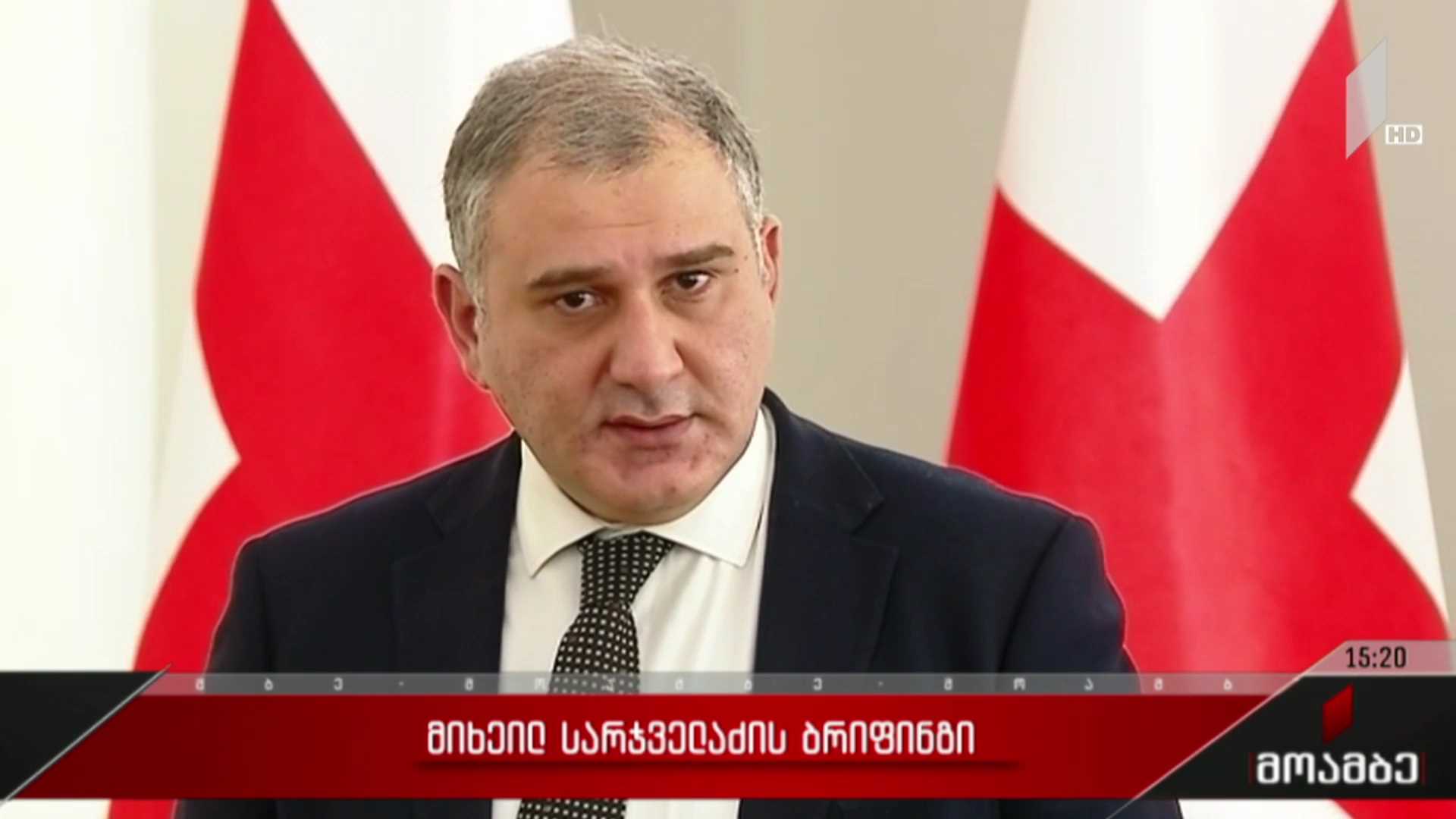 მიხეილ სარჯველაძის ბრიფინგი