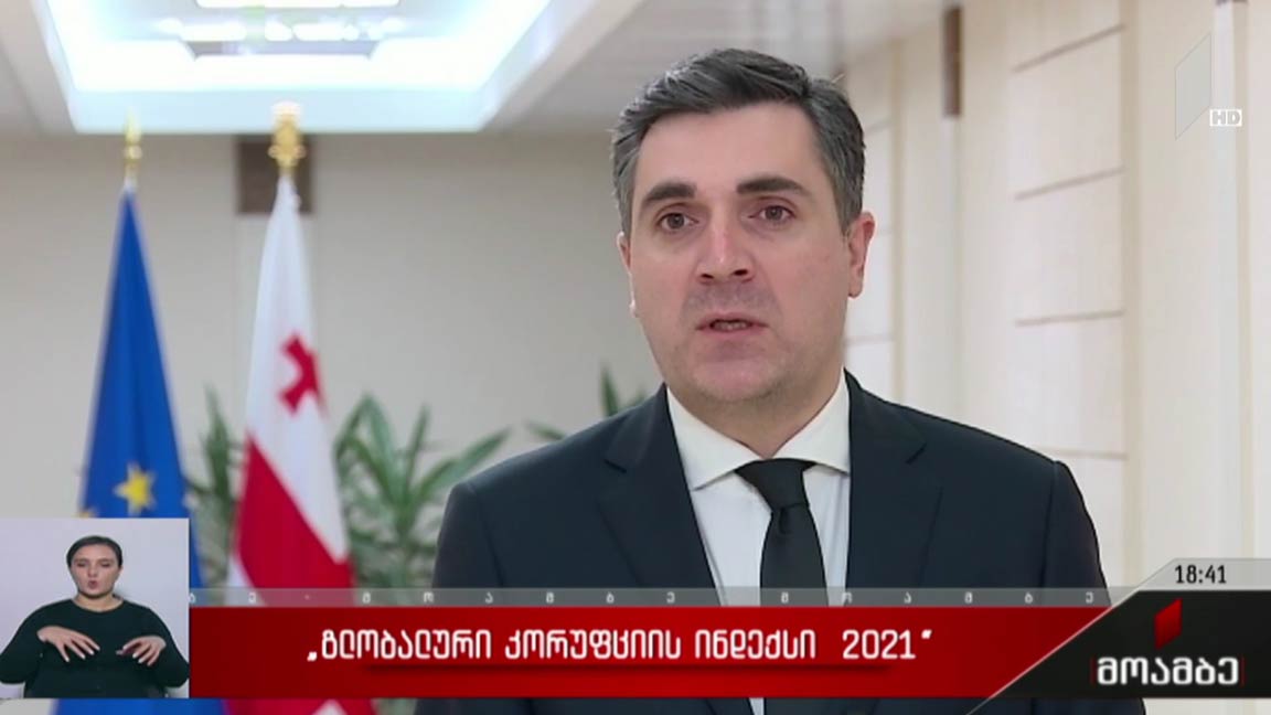 „გლობალური კორუფციის ინდექსი 2021“
