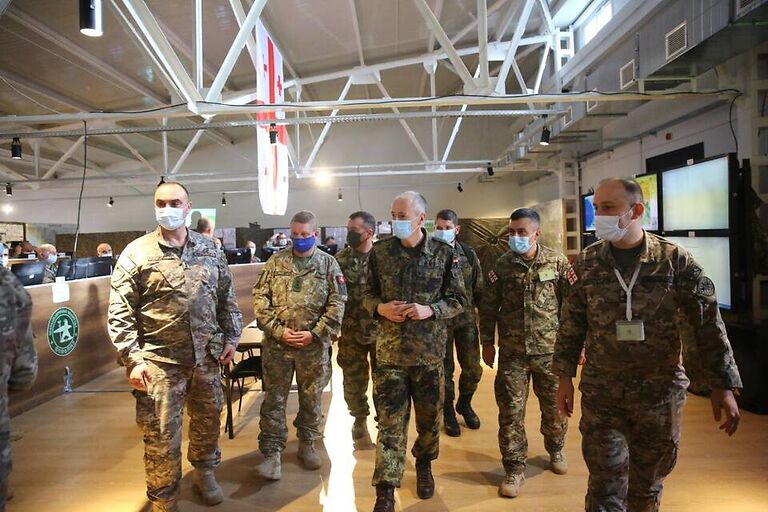 Новый командующий Учебным центром объединенных сил НАТО генерал-майор Норберт Вагнер посетил Грузию
