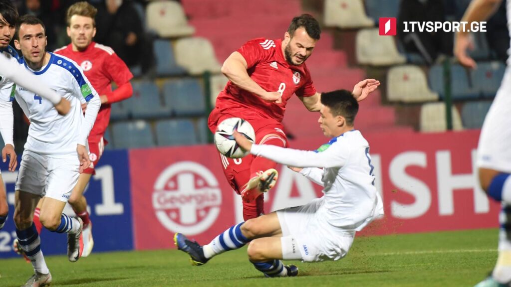 საქართველოს ნაკრებმა ზედიზედ მესამედ მოიგო – ვოლკოვის გოლით ქართველებმა უზბეკეთს აჯობეს [ვიდეო] #1TVSPORT