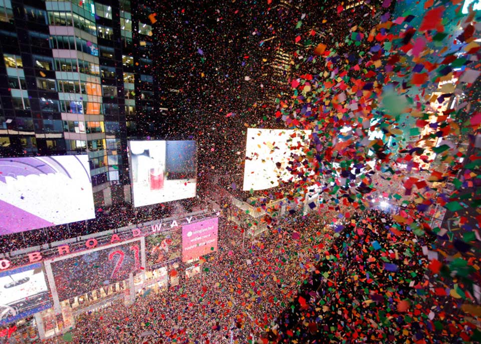ნიუ იორკის მერი აცხადებს, რომ თაიმს სქვერზე ახალი წლის აღნიშვნა ვაქცინირებულ პირებს შეეძლებათ
