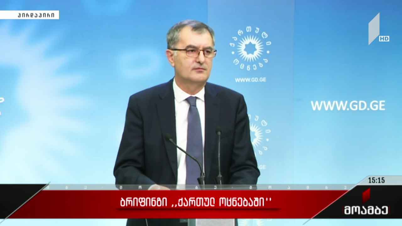 ბრიფინგი „ქართულ ოცნებაში“