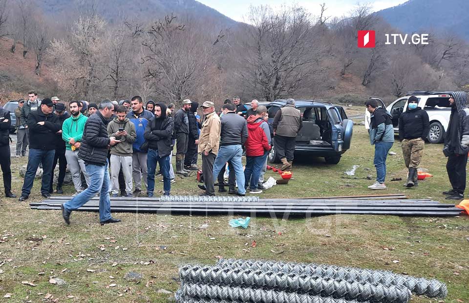 თელავის სოფელ ლაფანყურის მოსახლეობა მდინარე ლოპოტაზე ჰესის მშენებლობას აპროტესტებს