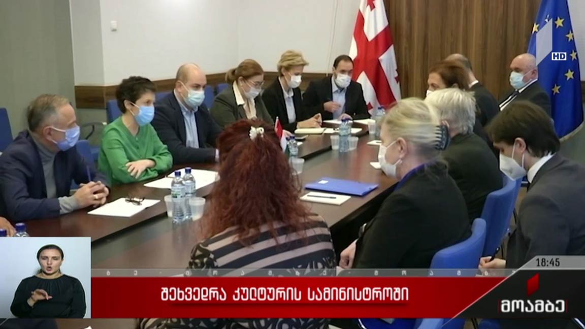 შეხვედრა კულტურის სამინისტროში  