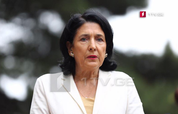 Salome Zurabişvili – inanıram ki, Ukrayna mövcud gərginlik və təhdidlərə tab gətirəcək, heç kim və heç nə seçilmiş yolunu dəyişdirə bilməz