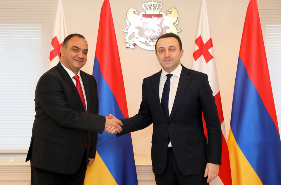 Ираклий Гарибашвили встретился с главой полиции Армении