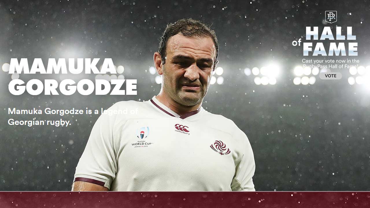 მამუკა გორგოძე „რაგბიპასის“ დიდების დარბაზში შეიყვანეს #1TVSPORT