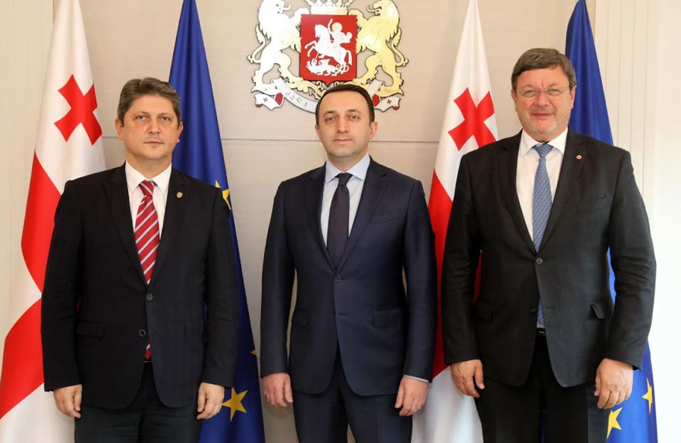 Ираклий Гарибашвили встретился с содокладчиками мониторингового комитета ПАСЕ