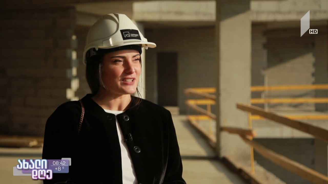 „მასტერშეფის“ გამარჯვებულმა რუსო დაუშვილმა შოუში მოგებული ბინის მშენებლობა დაათვალიერა