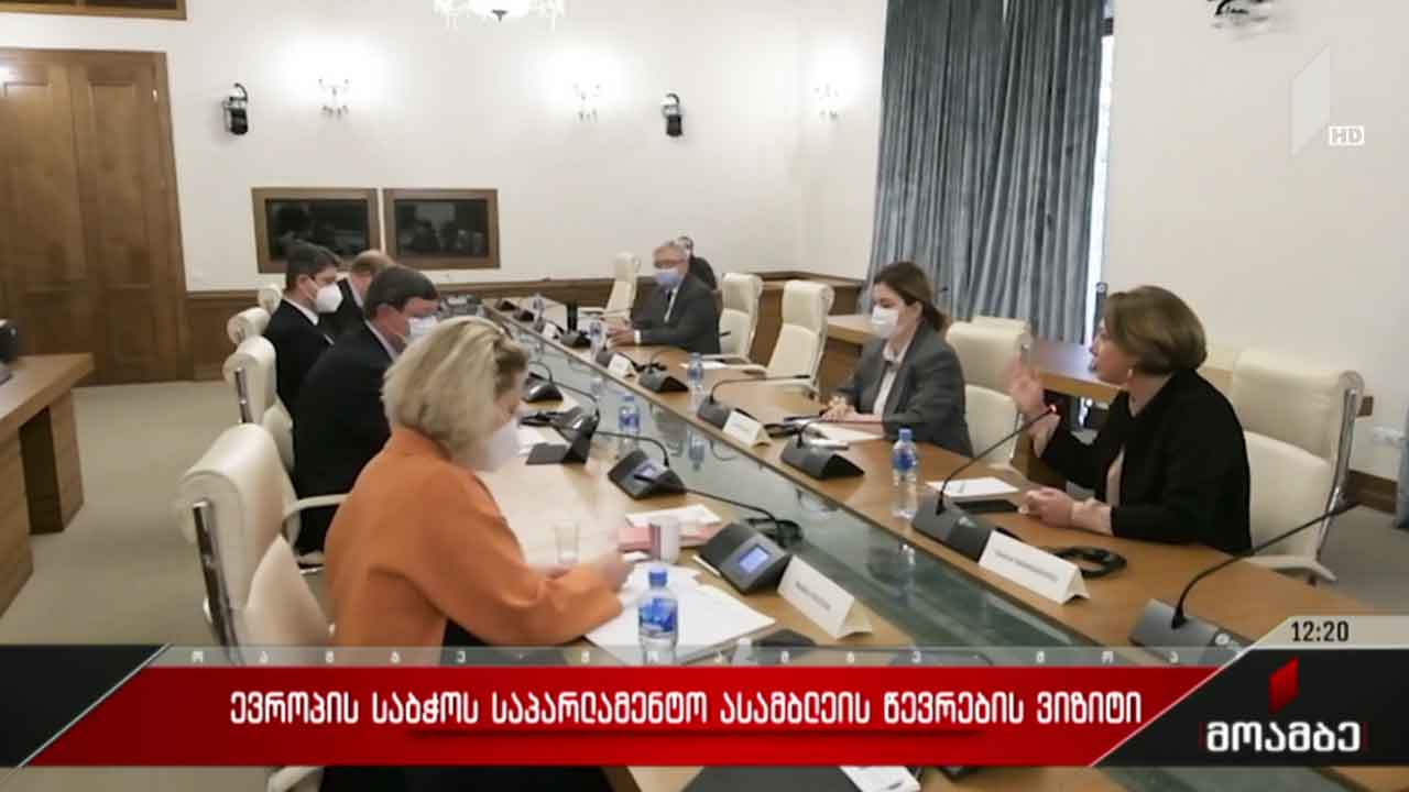 ევროპის საბჭოს საპარლამენტო ასამბლეის წევრების ვიზიტი