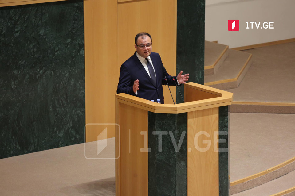 იუსტიციის მინისტრის მოსმენა პარლამენტში 
