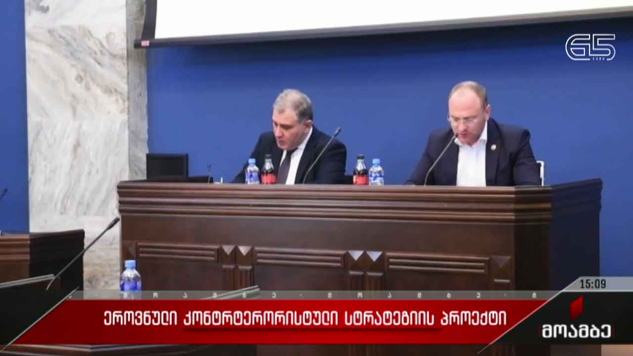 ეროვნული კონტრტერორისტული სტრატეგიის პროექტი