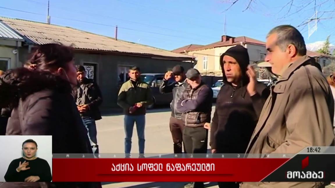 აქცია სოფელ ნაფარეულში