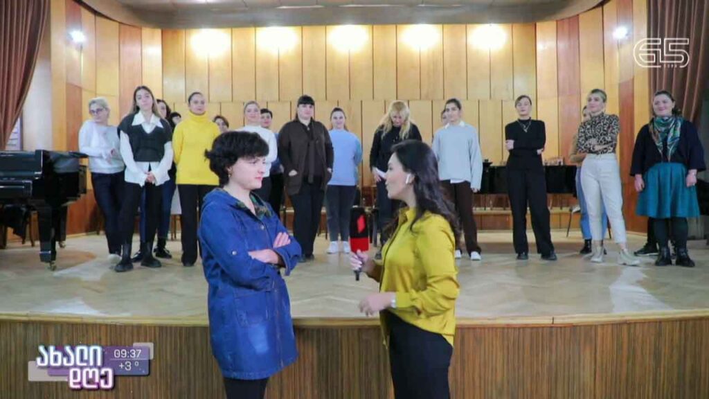 გორის ქალთა კამერული გუნდი – ჩართვა სარეპეტიციო დარბაზიდან