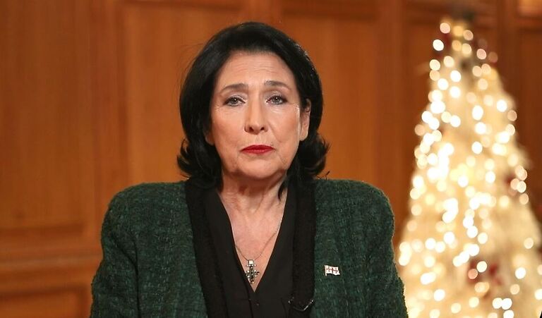 Georgian President congratulates nation on New Year