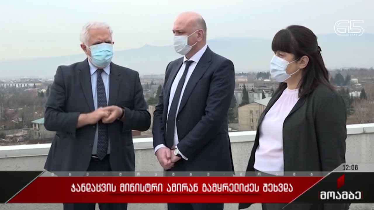 ჯანდაცვის მინისტრი ამირან გამყრელიძეს შეხვდა