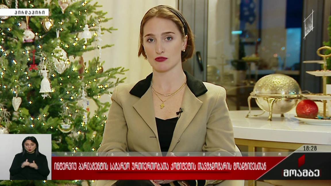 ინტერვიუ პარლამენტის საგარეო ურთიერთობათა კომიტეტის თავმჯდომარის მოადგილესთან 