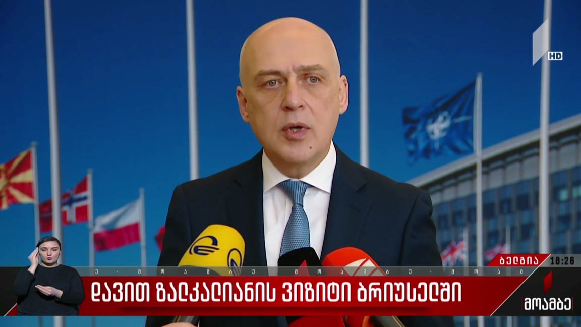 დავით ზალკალიანის ვიზიტი ბრიუსელში