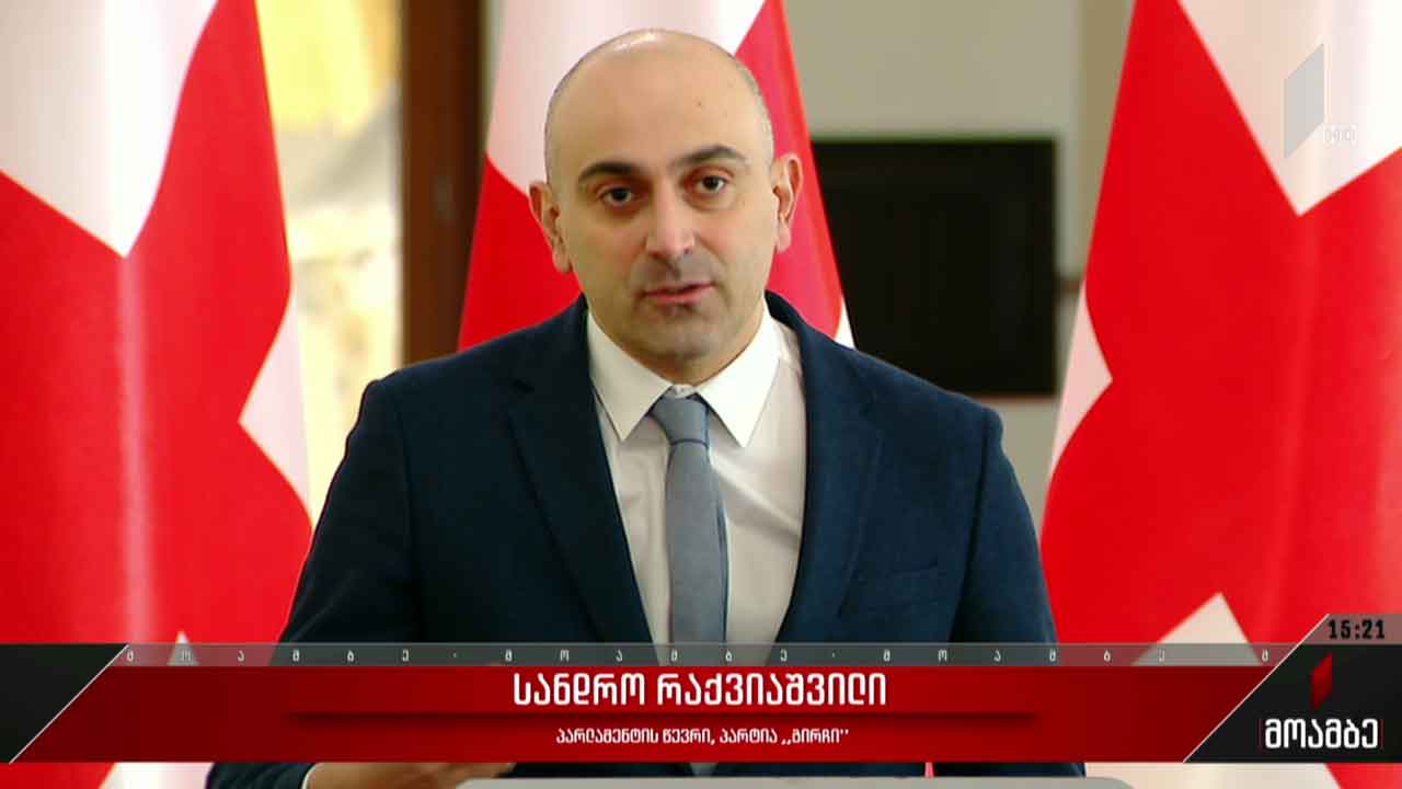 სანდრო რაქვიაშვილი პრეზიდენტს შეხვდა