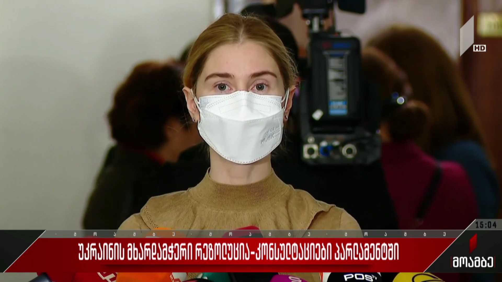 უკრაინის მხარდამჭერი რეზოლუცია - კონსულტაციები პარლამენტში