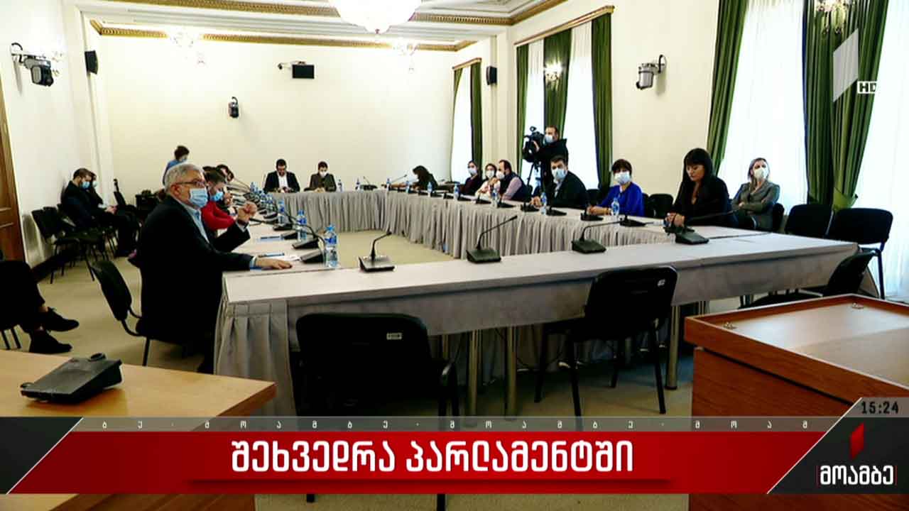 შეხვედრა პარლამენტში