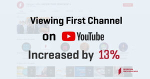 GPB First Channel’s Youtube view statistics (2020-2021)