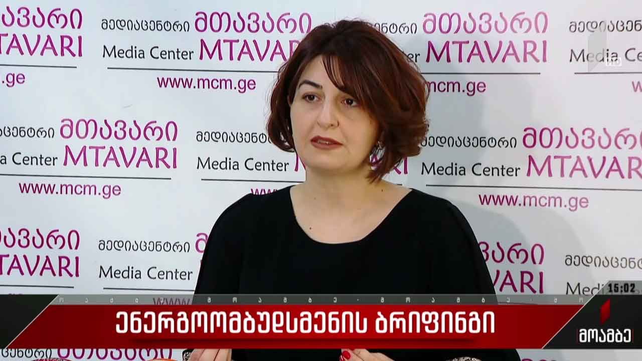ენერგოომბუდსმენის ბრიფინგი