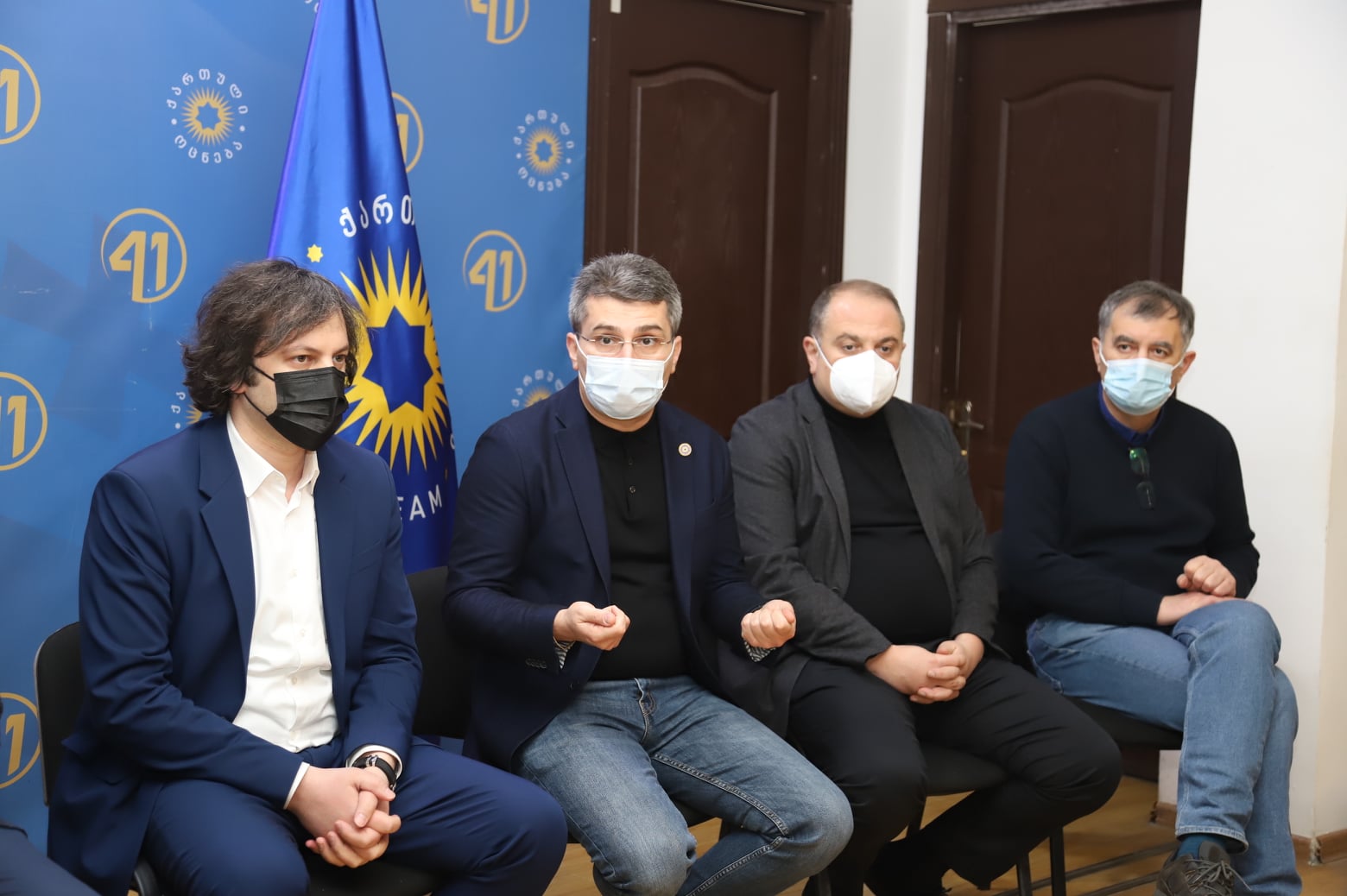 „ქართული ოცნების“ ლიდერები სამეგრელოს რეგიონული ორგანიზაციის წარმომადგენლებს შეხვდნენ