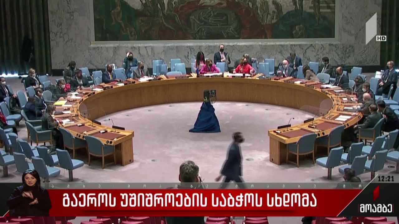 გაეროს უშიშროების საბჭოს სხდომა