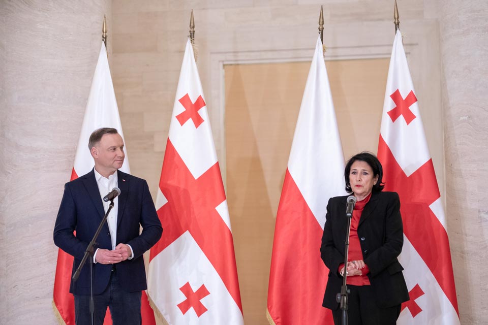 საქართველოსა და პოლონეთის პრეზიდენტების ერთობლივი განცხადება