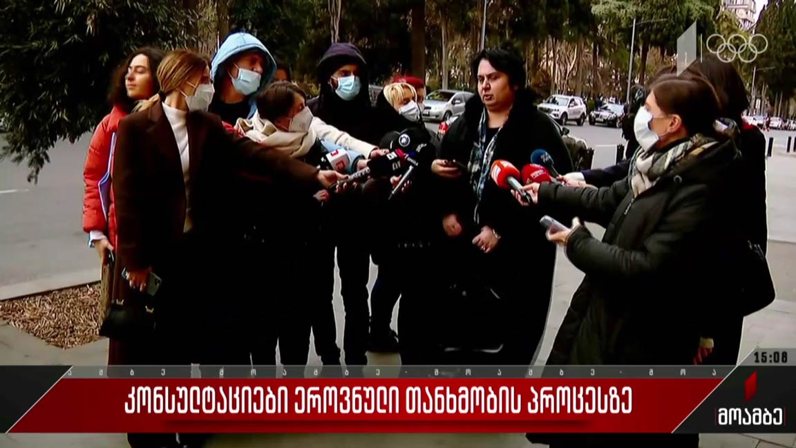 კონსულტაციები ეროვნული თანხმობის პროცესზე