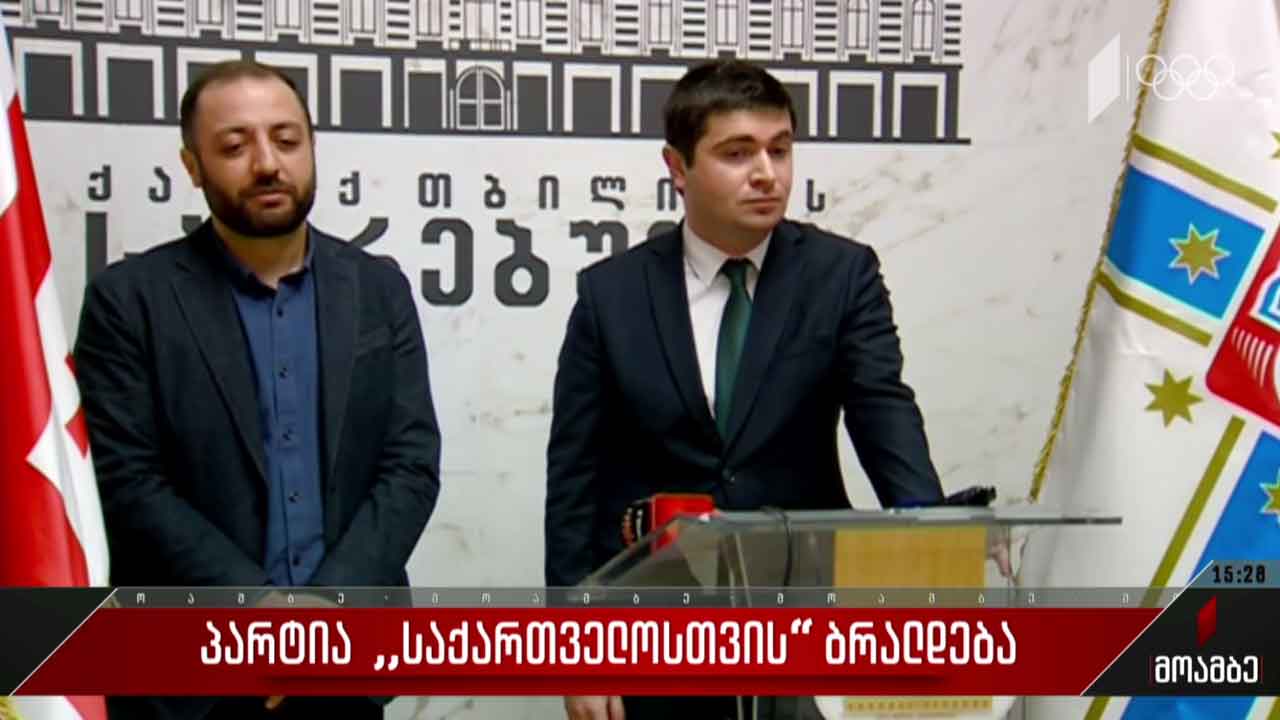 პარტია „საქართველოსთვის“ ბრალდება