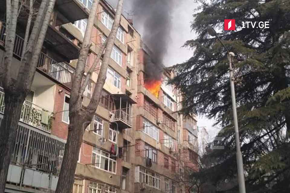 დიღმის მასივის მეოთხე კვარტალში სავარაუდოდ აფეთქება მოხდა [ვიდეო]