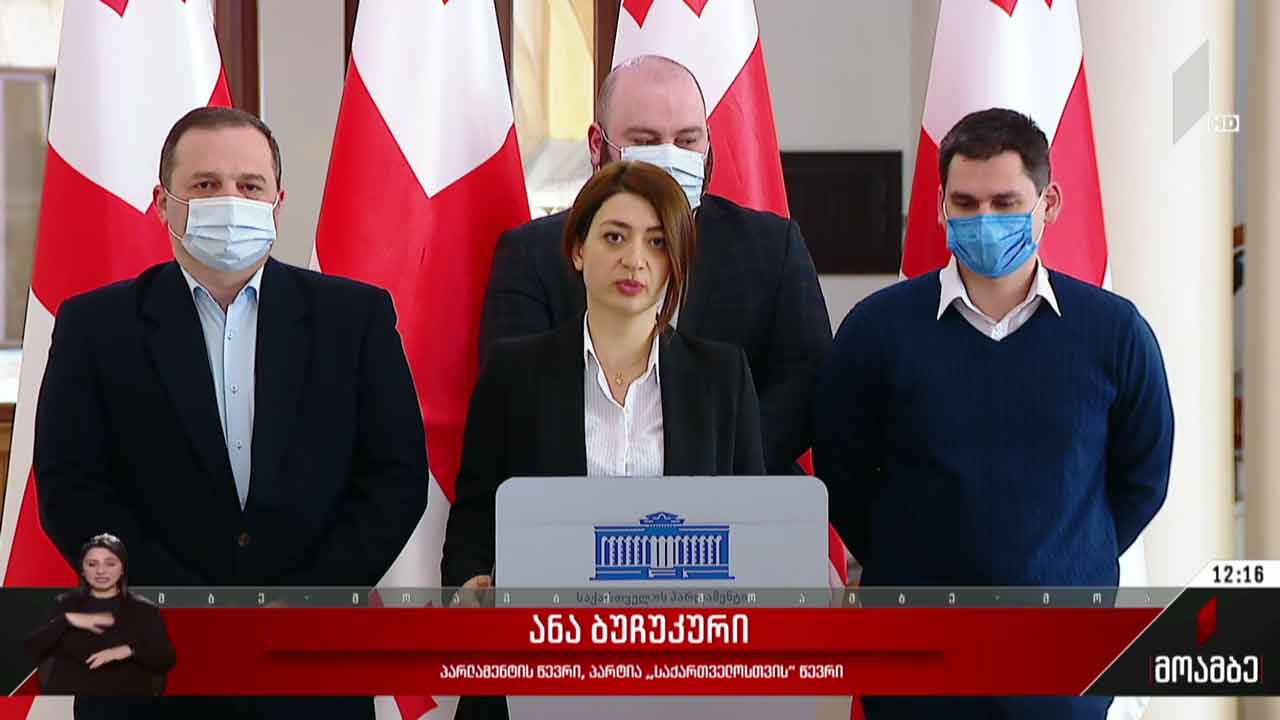 ოპოზიციური პარტიების მიმართვა