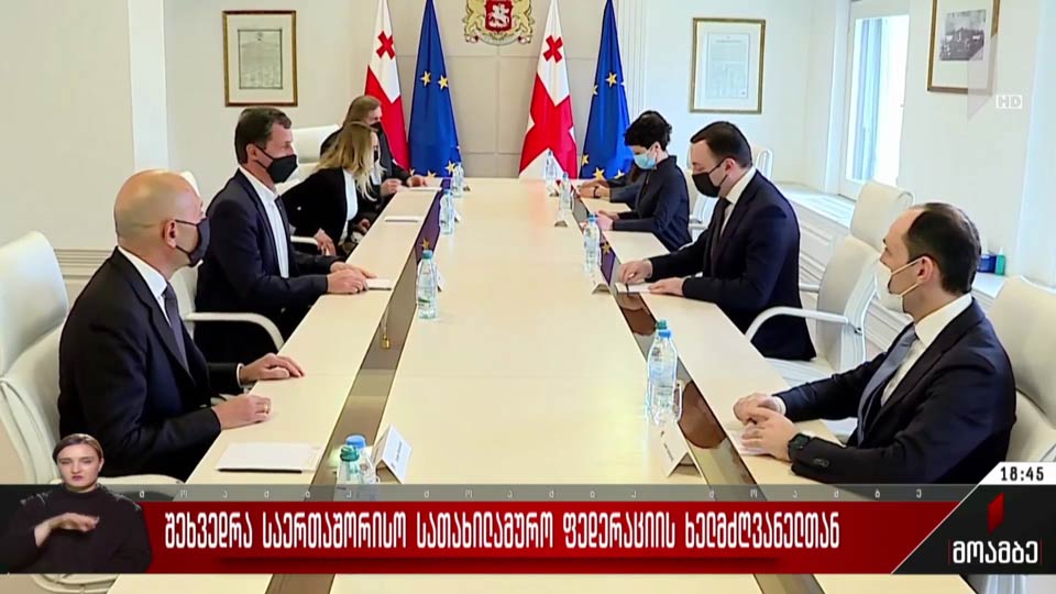 შეხვედრა საერთაშორისო სათხილამურო ფედერაციის ხელმძღვანელთან