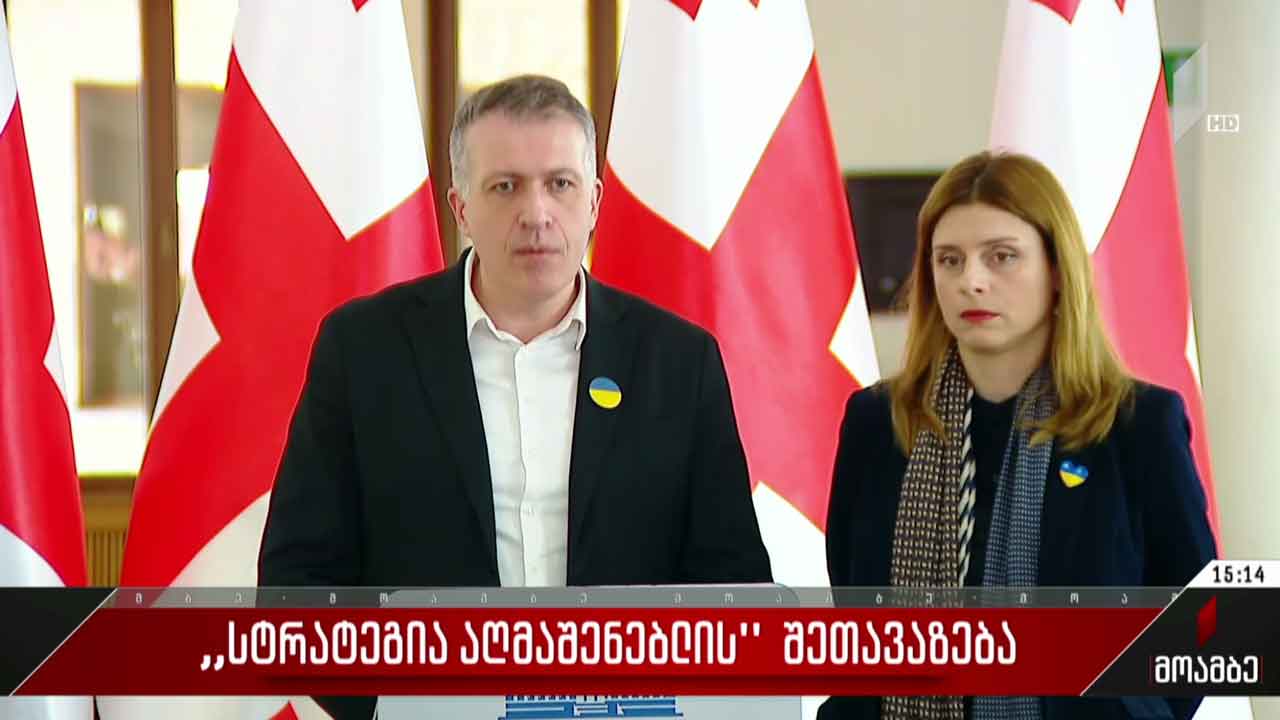 „სტრატეგია აღმაშენებლის“ შეთავაზება