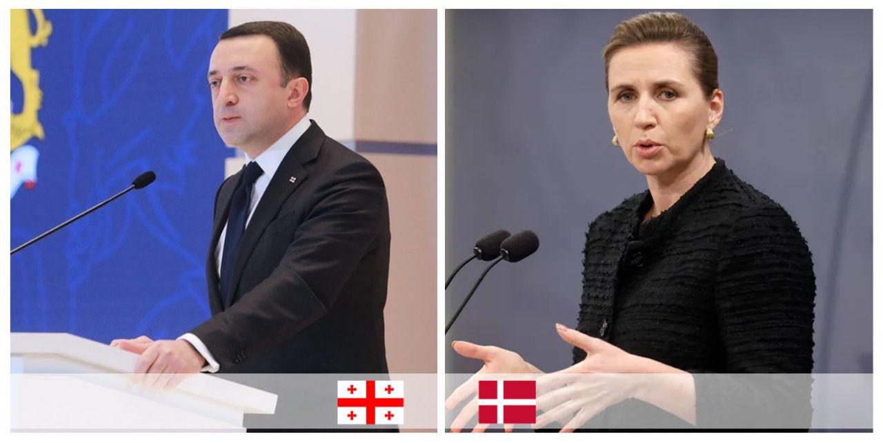 ირაკლი ღარიბაშვილმა დანიის სამეფოს პრემიერ-მინისტრ მეტე ფრედერიკსენთან სატელეფონო საუბარი გამართა