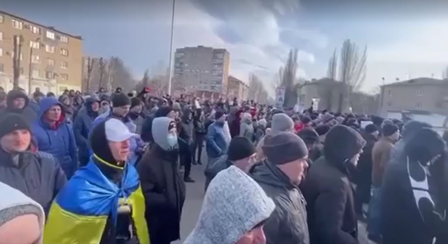 საპროტესტო აქცია მელიტოპოლში