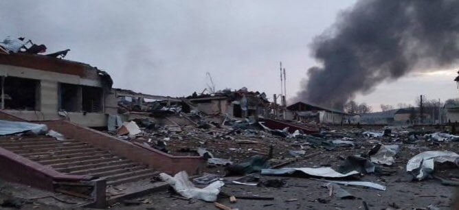 BBC – Lvovda, İavoriv hərbi bazasına Rusiya avia zərbələri nəticəsində doqquz insan həlak oldu, 57 nəfər xəsarət aldı