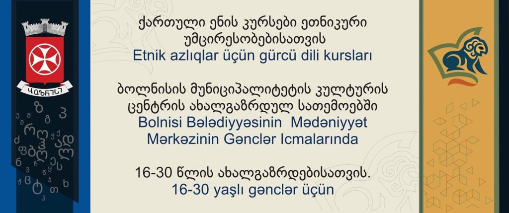 პიკის საათი - ქართული ენის კურსი ეთნიკური უმცირესობის წარმომადგენელი ახალგაზრდებისათვის