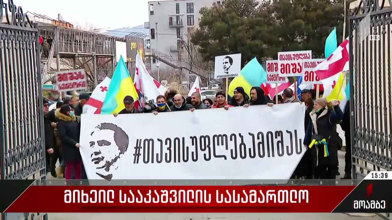 მიხეილ სააკაშვილის მხარდასაჭერი აქცია