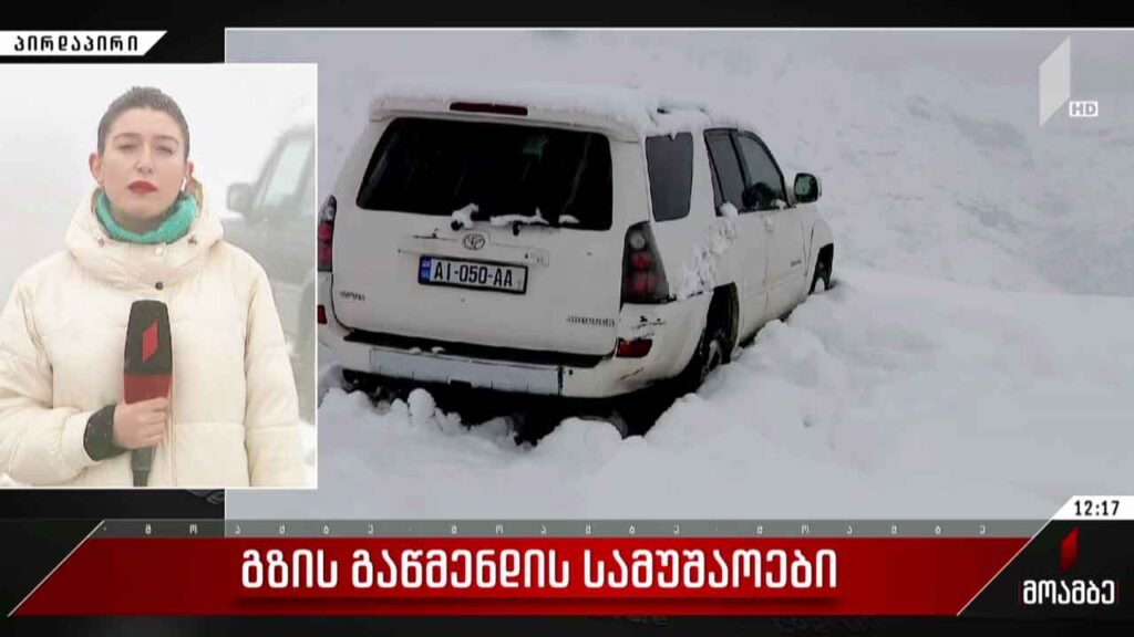 გზის გაწმენდის სამუშაოები